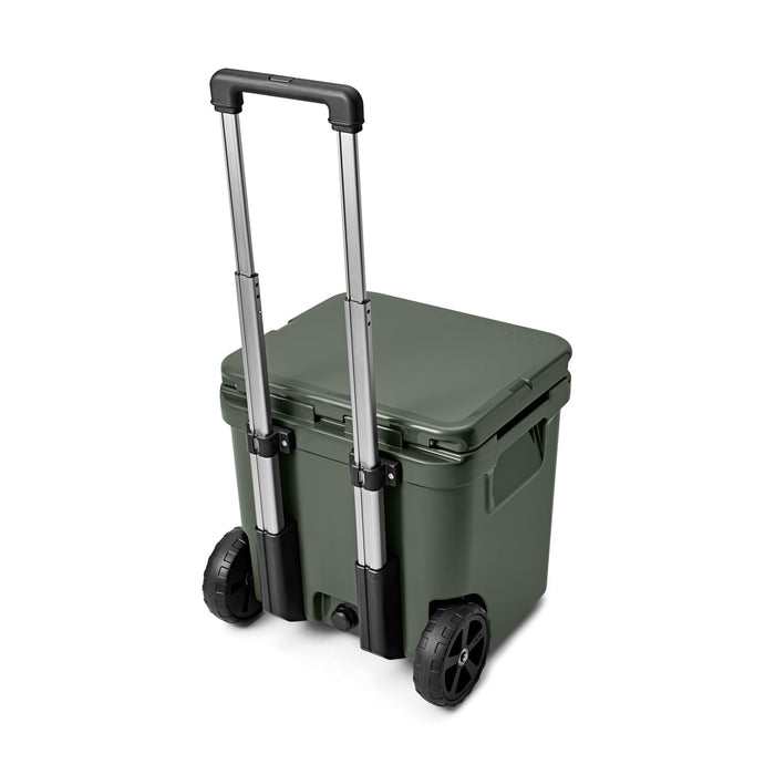 YETI Roadie 48 Wheeled Cooler with Retractable Periscope Handle, Camp Green