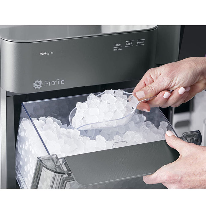GE Profile Opal | Countertop Nugget Ice Maker w/ 1 gal sidetank | 2.0XL Version | Ice Machine with WiFi Connectivity & GE Profile Opal | Cleaning Supplies Kit for Opal Nugget Ice Maker
